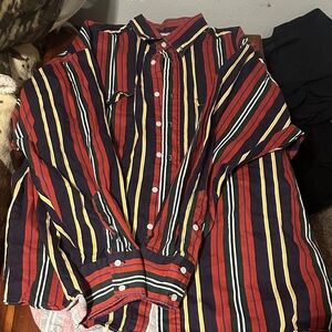 Striped Multicolor Men's button down